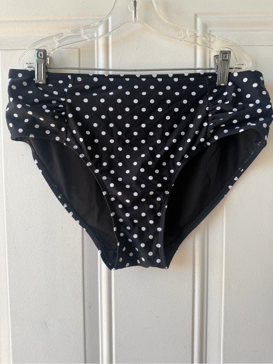 New York & Company Other - New York & Company Black with White Polka Dot Swim Bottoms Medium NWOT